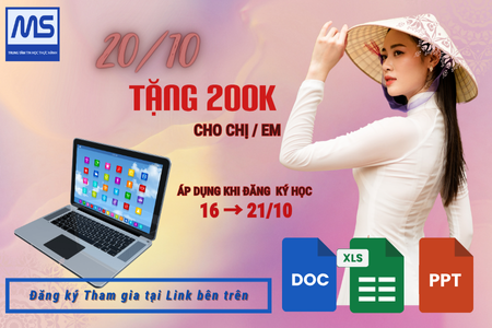 MS KM 20/10 - Tặng Quà 200K